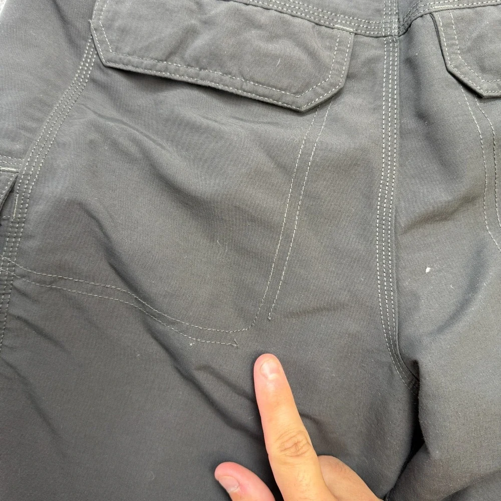 The North Face Pants Mens Small Gray Convertible Cargo Belted Hiking Climbing